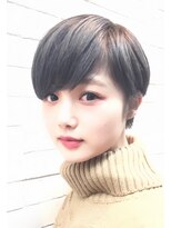 シータ(sheta)&nbsp;【sheta／三畑賢人】ブルーグレージュ小顔ミニマムショートボブ