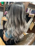 #黒髪#ボブルフ#ネビージュ#小顔#ワンレン
