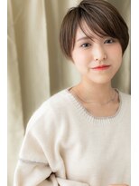 カバーヘア ブリス 戸田公園西口店(COVER HAIR bliss)&nbsp;斜めバング大人かっこいい束感ショートZ戸田公園20代30代40代