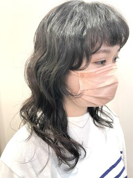 ディーボーイ 下通本店(D-BOY) レイヤーパーマ/ハイライト/ブルー