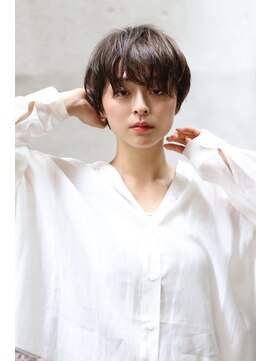 アッシュ 瑞江店(Ash) マニッシュショート×ナチュラルブラウン