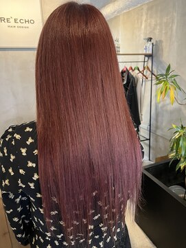 リエコー(RE'ECHO) プルエクステ／ピンクベージュ