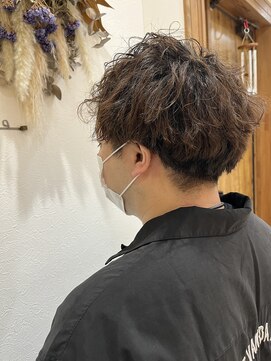 フゥカ 類家店(fuka) ルーズツイスパ メンズパーマ八戸 20代30代40代