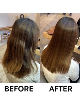 モーブ(MAUVE) 髪質改善【美髪矯正】ビフォー・アフター６