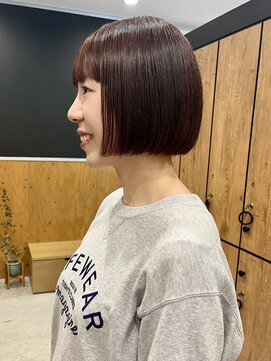 ザレミー(THE REMMY) ボブ/ミニボブ/重ためボブ/艶カラー/ナチュラルブラウン
