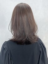 アルバム 池袋(ALBUM)&nbsp;くびレイヤーグレージュカラーアッシュブラック_ba480412