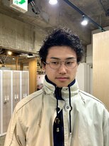 スパイキーショートピンパーマ
