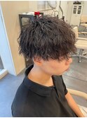 ツイストスパイラルパーマツイストパーマメンズマッシュパーマ