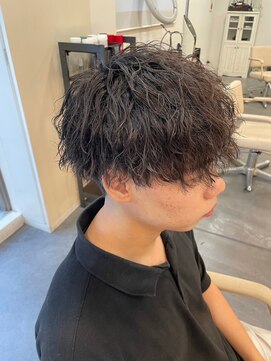 バース 河原町店(BIRTH) ツイストスパイラルパーマツイストパーマメンズマッシュパーマ