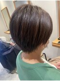 ふんわり女性らしいショート