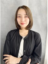 ディディエプラスエヌ(DIDIER +n)&nbsp;20代30代40代　重めカジュアル外国人透明感小顔ボブ＃983