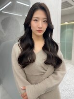 ロンド マーレ 天神大名店(Lond mare) 小顔に見せるヘア/ワンレン/ボブウルフ/ネビージュ/黒髪カタログ