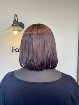 フェイム(FaMe) アンブレラカラー×ピンクアッシュ×ブラック