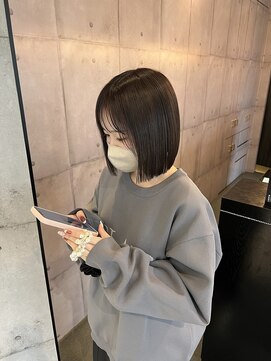 アース 名取店(HAIR&MAKE EARTH) tassel bob