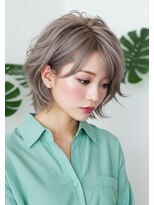 フルショウ 栄店(FURUSHO)&nbsp;ホワイトブロンド/ミルクティカラー/モテ髪無造作パーマ/