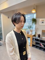 アンドチル 渋谷(AND CHILL)&nbsp;センターパート/ショートヘア/ハンサムショート