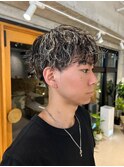 メンズハイライトパーマ／名古屋メンズパーマ