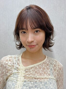 ガーデン 銀座(GARDEN) ボブ パーマ レイヤー ボブパーマ ナチュラルブラウン似合わせ