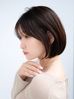 エインアンリー 表参道(AIN.ANLY.)&nbsp;前髪あり大人小顔ボブ 30代40代50代【AIN.表参道】川原