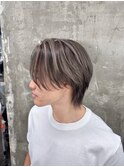 波巻きツイストスパイラルパーマ/フェザーパーマ/眉毛/メンズ