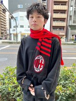 セントラル 三宮店(central)&nbsp;緩めシャドウパーマ波巻きスパイラルパーママッシュパーマ