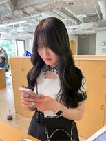 ラヴィズム 小新店(LUVISM)&nbsp;韓国/顔周りレイヤー/おくれ毛/ベージュ/ダブルカラー/西区/小新