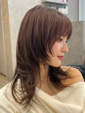 オムニス 表参道(Omnis) ざくざくレイヤーハッシュカットワンカールくびれミディアム20代