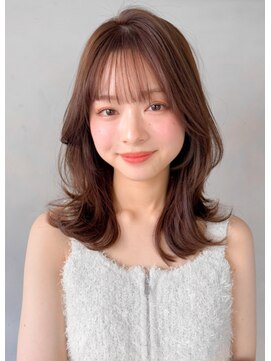 リヤン 表参道(lyann) くせ毛風カール20代30代40代◎ミディアムレイヤーカット美髪