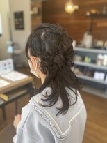 ラビアンフルール(La vie en Fleurs)&nbsp;小学生のハーフアップ
