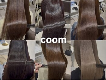 コーム(coom)の写真/髪質改善で憧れの美髪へ☆乾かすだけでOK！薬剤は最低限のダメージに！