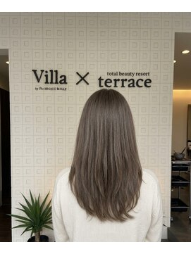 ヴィラ アンド テラス(Villa X terrace) 髪質改善/縮毛矯正/酸性ストレート/ヘッドスパ/白髪染め