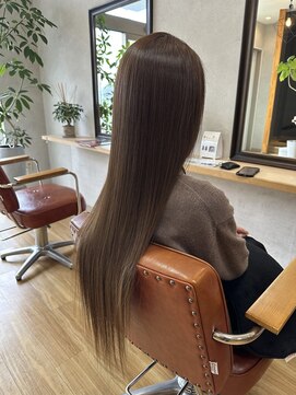 ランプヘアーデザイン(LAMP HAIR DESIGN) 美髪ロング 髪質改善ブラウン