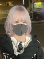 ヌーク 立川(Nuuk)&nbsp;ミルクティーブロンド/ケアブリーチ/レイヤーカット/立川/立川駅