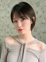 アグ ヘアー プラス 宮前店(Agu hair Plus)&nbsp;《Agu hair》【小顔×30代40代】韓国風 丸みショートボブ