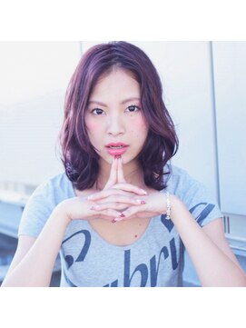 キアラ(Kchiara) 秋色センターパートプラムカラー《kchiara川野直人》