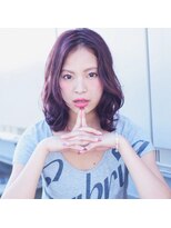 キアラ(Kchiara) 秋色センターパートプラムカラー《kchiara川野直人》