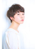 ガーデン ムサシコスギ(GARDEN MUSASHIKOSUGI)&nbsp;小顔に見えるショート/黒髪カタログ/簡単スタイリング