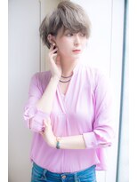 ロンドアベニール 北千住(Lond avenir)&nbsp;【lond 本田奈穂美】美シルエットのグレージュショートヘア