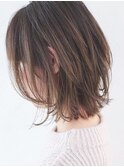 ナチュラルウルフボブ
