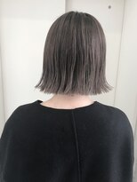 ヘアーデザイン シュシュ(hair design Chou Chou by Yone)&nbsp;ハイライトグレージュ&外ハネボブ♪