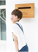 大人可愛いニュアンスショート