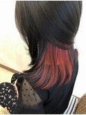 インナーカラーチェリーレッド☆grandage北千住