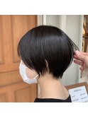 質感軽め丸みショート
