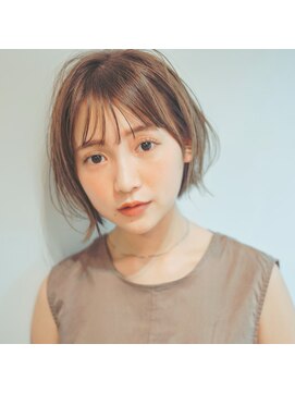 ジジ 代々木(Gigi) 【Gigi】ボブ ボブルフ ピンクベージュ クールショート 着物