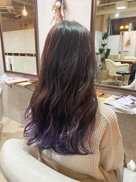 ユッカ エコル 塚口(YUCCA ekolu) ekolu style 375/グラデーション/ラベンダー/おしゃれ髪