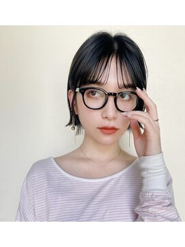 ガーデン オオタカノモリ(garden otakanomori) 暗髪透明感×大人ショートボブ×ナチュラルボブ×ミニボブ