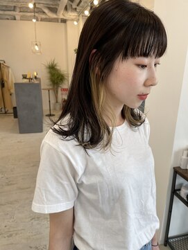 グラフ(g laugh) ワイドバング/インナーカラー