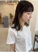 ワイドバング/インナーカラー