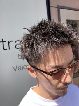 トレイス(trace) 女子ウケ抜群【グレーメッシュショートスタイル】