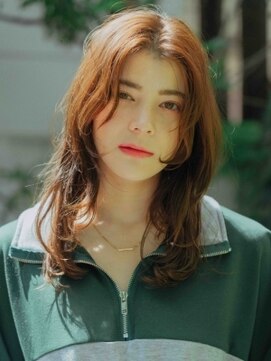 ディバイン ティエドゥール お花茶屋(divine tiedeur) ゆるふわセミロング